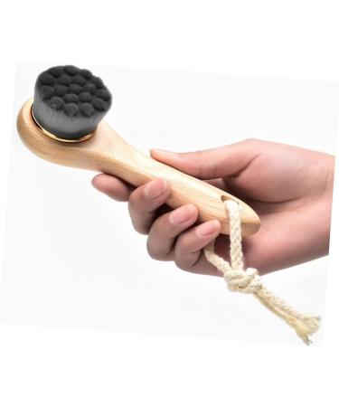 minkissy Facial Scrubber Facial Cleaning Brush Face Scrubber Face Brush Face Cleaner Brush Cleanser Brush Cleansing Brush Face Cleaning Brush Facial Brush Bamboo Long Handle Cleasing Milk - Buy Online on GoSupps.com