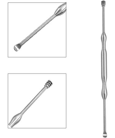 DOITOOL 5pcs Stainless Steel Ear Cleaner Set - Professional Earwax Removal Tools - Buy Online on GoSupps.com