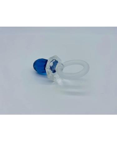 Hochwertiger Glas Babyschnuller Rosa & Blau - Perfektes Geschenk zur Geburt & Taufe - Buy Online on GoSupps.com