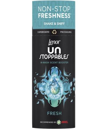 Febreze Unstoppables Fabric Freshener Spray Fresh Scent 500ml + Lenor Unstoppables in-Wash Scent booster Beads 245gr Fresh Scent - Buy Online on GoSupps.com