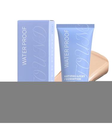 Liquid Foundation Makeup Full Coverage Oil Control Liquid Camouflage Face Care Cosmetics for Daily Use Travel and Leisure 01 Classic Ivory