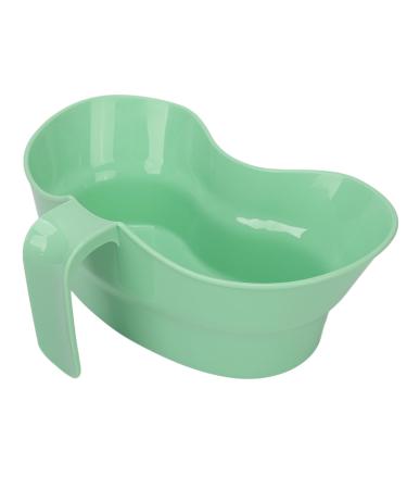 Asixxsix Vomit Basin Cup 880ml Plastic Oral Care Basin Cup Portable Bed Mouthwash Cup Dental Emesis Tray with Single Handle for Elderly Bedridden Multiple Uses