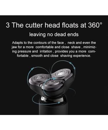 Buy 3 in 1 Electric Razor for Men - Waterproof Fast Charging Shaver & Trimmer - Portable Wet/Dry Use - Buy Online on GoSupps.com