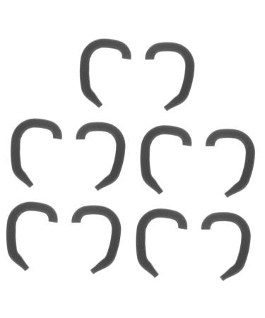 Healifty 5 Pairs Auricle Corrector Silicone Holders Products for Newborns Supplies Ear Correction Tool Ear Savers for Face Covering Newborn Ear Corrector Black Sticker Black 4.4x3.6x0.4cm