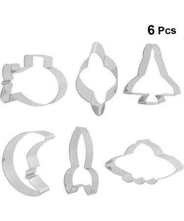 MAGICLULU Cookie Cutters 6 Pcs Fondant Cookies Mold Stainless Steel Cake Cookie Mold M Silver - Buy Online on GoSupps.com