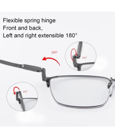LJIMI Photochromic Progressive Multifocus Reading Glasses - Blue Light Blocking Multifocal Eyeglasses Black 3.5x | Shop Internationally - Buy Online on GoSupps.com