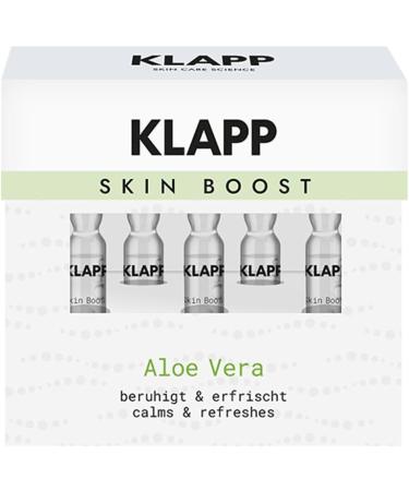 KLAPP Cosmetics Skin Boost Aloe Vera Ampoules 5 x 2 ml - Buy Online on GoSupps.com