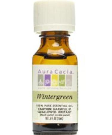 Aura Cacia Essential Oil Wintergreen (gualtheria procumbens) 0.5 Oz