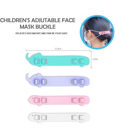 Buy DAMONDAY Children Adjustable Anti-Slip Mask with 4 Extension Hooks Ear Wear Type Adjustable Buckle - Buy Online on GoSupps.com