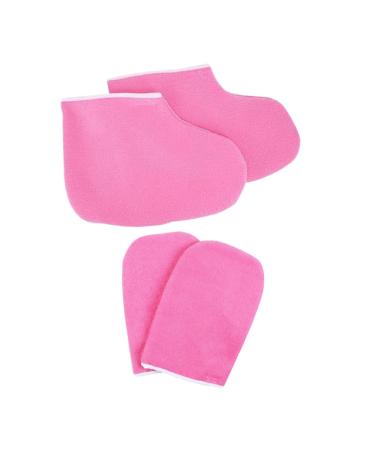 NOLITOY Moufles et Chaussettes de Spa la Paraffine Taille Unique Isolants Thermiques Soins Mains et Pieds P dicure Hydratants Professionnels et Domestiques
