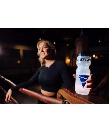VETRA 22oz Sports Squeeze Water Bottle - Leak Proof Valve, BPA-Free Polypropylene - Ideal for Running, Cycling, Soccer & Football - Buy Online on GoSupps.com