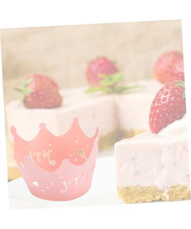 BESTonZON Halloween Decor 24pcs Pink Paper Cups Wrapping Halloween Decoration - Buy Online on GoSupps.com