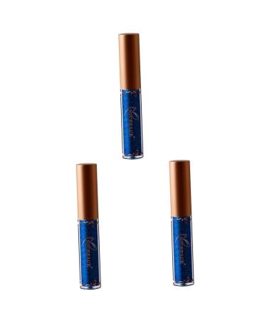 Angoily 3pcs Eyeliner Pencil Liquid Eyeshadow Metallic Eyeliner Liquid Eyeliner Flash Glitter Powder Miss 1 count (Pack of 1) As Shownx3pcs