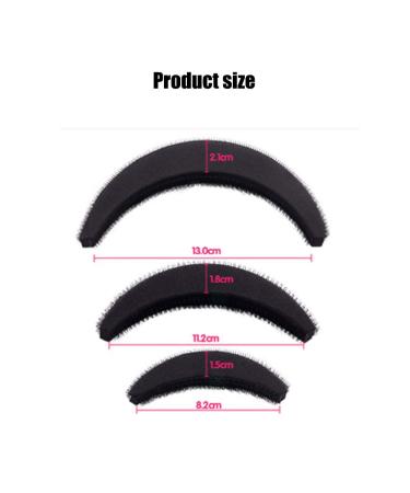 KOOBOOK 3 Sets (9PCS) Hair Volume Increase Puff Sponge Insert Tool for DIY Updo Hairstyling - Buy Online on GoSupps.com