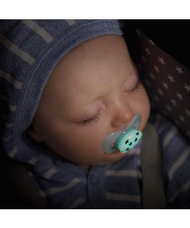 NIP Silicone Pacifier Set 0-6 Months | Size 1 | Includes 6 Protective Covers | Luminous & Jaw-Friendly | Made in Germany | Shop Now! - Buy Online on GoSupps.com