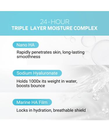 pure.tiful Hydrolyzed Hyaluronic Acid Serum (30ml) for all ages(teen & adult) | Triple HA Complex with Algae & Sodium Hyaluronate | Deep Hydration Fine Line & Wrinkle Care Sensitive Skin Safe - Buy Online on GoSupps.com