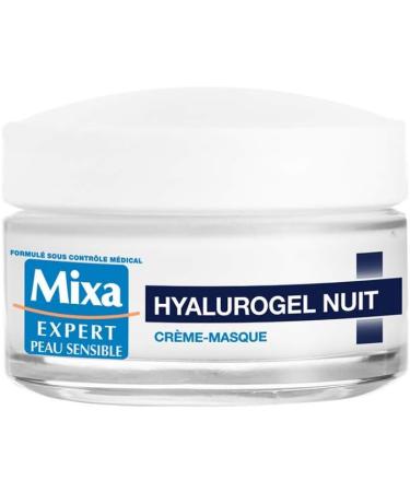 MIXA - Cr me Masque Nuit HYALUROGEL l'acide Hyaluronique peaux sensibles fatigu es- 50ml - Buy Online on GoSupps.com