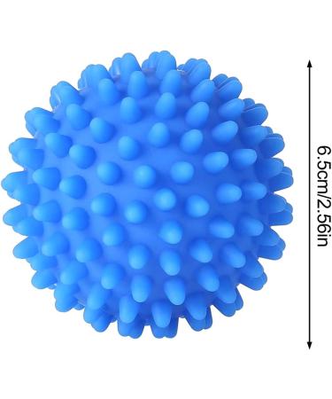 6Pcs Reusable Dryer Tumble Balls for Laundry - Reduce Wrinkles & Static Cling - Blue - Buy Online on GoSupps.com