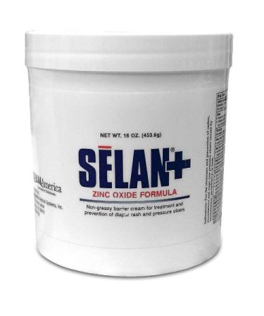 Selan+ Zinc Oxide Barrier Cream - 16 oz Jar