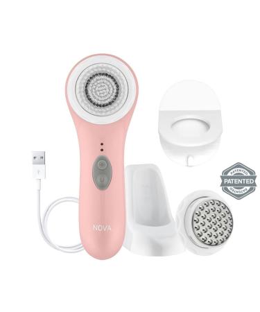 Spa Sciences NOVA Sonic Facial Cleansing Brush - Patented Exfoliating System, 3 Speeds, Waterproof - USB Rechargeable - Buy Online on GoSupps.com