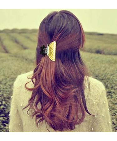 XINGZI Big Plastic Pineapple Bow Hair Claw Clip - Fashionable Hairpin for Women and Girls - Buy Online on GoSupps.com