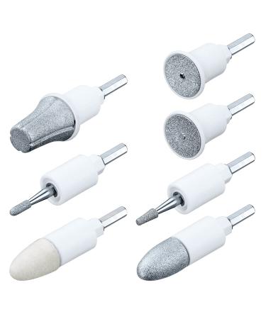 Beurer attachment replacement set for the MP 41 manicure/pedicure device 7 attachments made of sapphire and felt for hand and foot care