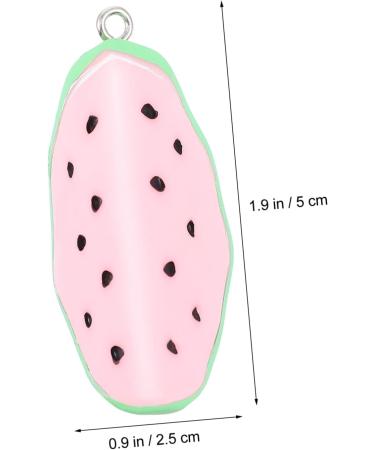 COOLHIYA 4pcs Key Chain Accessories Purse Keychain Key Chains for Crafts Car Trim Car Key Chain Food Fruit Green 5X2.5CM - Buy Online on GoSupps.com