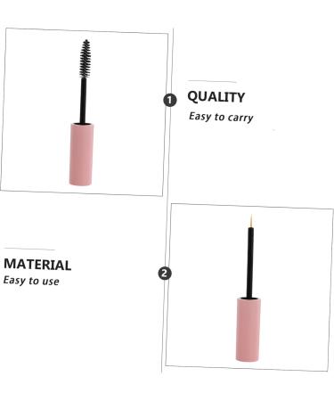BIUDECO 6pcs Eyeliner Stick Empty Lip Gloss Containers Refill Clear Mascara Bottles Empty Wand The Pet 1 g (Pack of 1) Pink - Buy Online on GoSupps.com