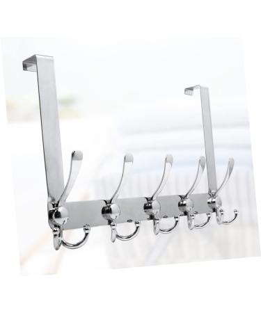 Over Door Hanger Wall Hooks for Coats Stainless Steel Hangers Over The Door Hanger Organizer Over The Door Towel Rack Over The Door Hook Rack Coat Hook Clothes Coats Organize Hook - Buy Online on GoSupps.com