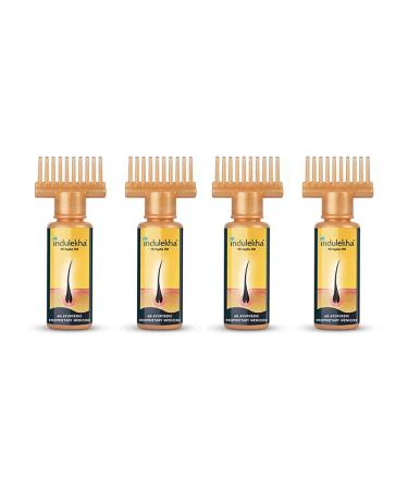 Indulekha Bhringa Hair Care Oil (Pack of 4)