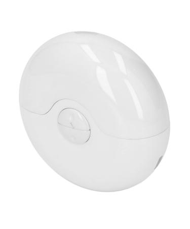 Electric Nail Clippers USB Rechargeable Safety Automatic Nail Trimmer for Night (White)