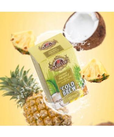 BASILUR Cold Brew - Th fruit d caf in aux ar mes de noix de coco et d'ananas th froid en sachets 20 x 2 g (1) - Buy Online on GoSupps.com