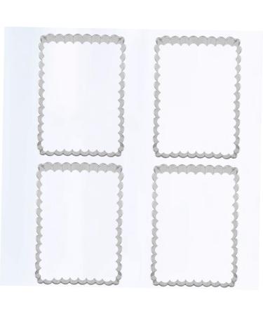 Ciieeo 4pcs Sandwich Cutters Cake Mold Fondant Mousse Rings Sugar Cookie Cutters Shapes Flower Cookie Cutters Non-Stick Biscuit Fruit Cutters Biscuit Lace Biscuit Mold - Buy Online on GoSupps.com