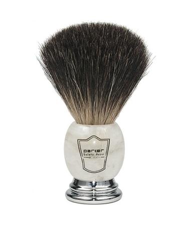 Parker 99R Shave Set - Premium Double Edge Razor Black Badger Brush Stainless Steel Stand & Blades - International Shipping Available - Buy Online on GoSupps.com