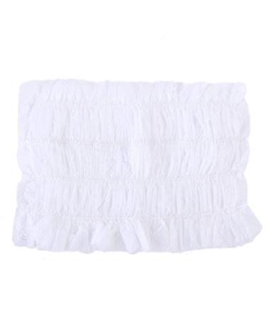LATRAT 100pcs Nonwoven Hair Bands Disposable Elastic Hair Care Hair Accessories for Spa Salon Makeup