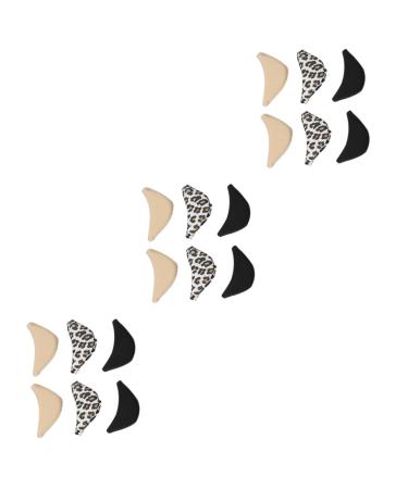Gatuida Sole Insoles 9 Pairs Toe Plug Casual Shoes Women's Cloth Sponge Casual Heels