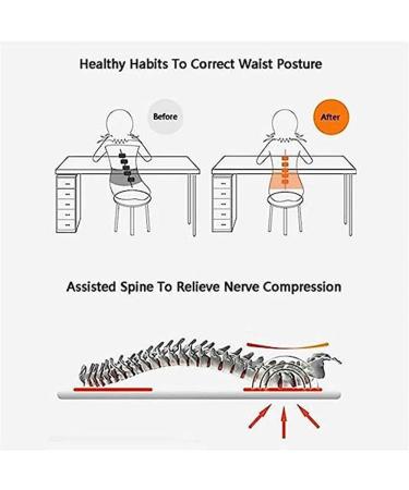 Tylxayoxa XXL Black Lower Back Support - Self-Heating Pain Relief for Sciatica Spinal Stenosis & Herniated Disc - Buy Online on GoSupps.com