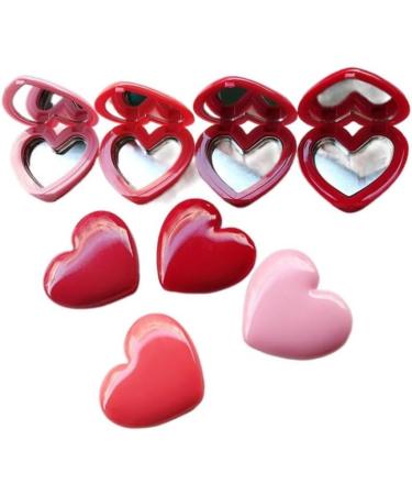 Heart-Shaped Empty Eyeshadow Makeup Box with Mirror | Practical & Safe Storage Solution - International Shipping - Buy Online on GoSupps.com