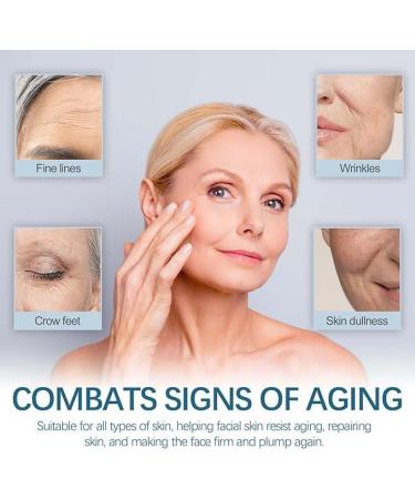  4PCS Facial Skin Serum Hyaluronic Acid Serum for Face Collagen Boost Anti Aging Daily Serum Collagen Boost Face Serum Anti-Wrinkle Serum Suitable for All Skin Types for Women & Men - Buy Online on GoSupps.com