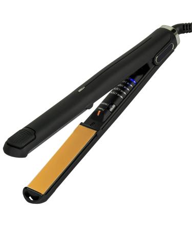 Professional Hair Straightener and Curler 2 in 1 Titanium Flat Iron Original Ceramic Flat Iron Flat Iron for A Smooth Finish Ceramic Floating Plates Quick Heat Up