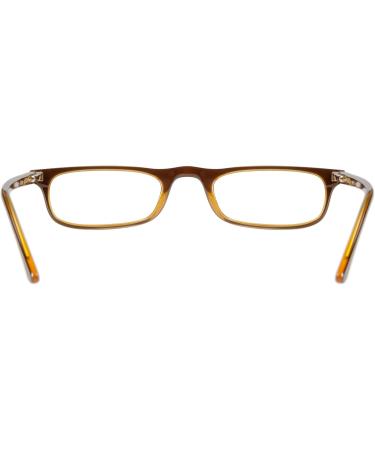Edison & King Practical Reading Glasses - Premium +1.00 dpt Lenses in Brown | Two Wearing Options for International Shipping - Buy Online on GoSupps.com