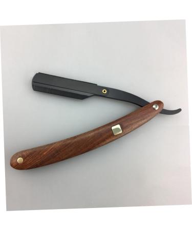 Beavorty Single Razor Shaving Set - Premium Straight Razor for Men | Metal Knife & Wooden Holder | International Shipping Available - Buy Online on GoSupps.com