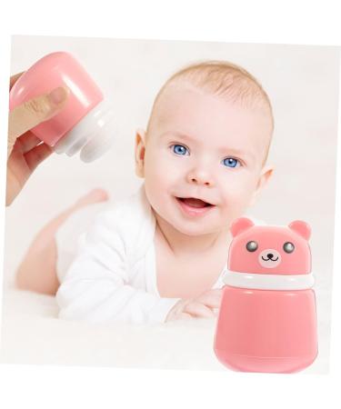 BIUDECO 3pcs Baby Powder Puff Set - Ideal for Newborns, After-Bath Use | Body Powder Holder & Talcum Bottle Included - Buy Online on GoSupps.com