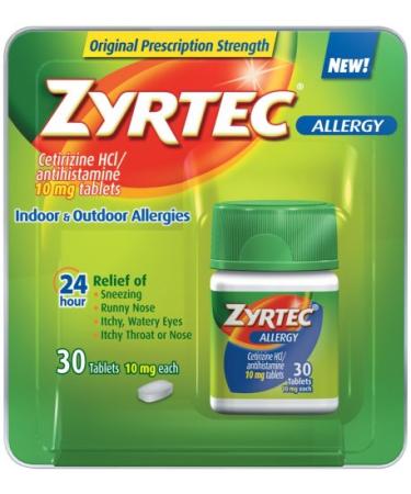 Zyrtec Allergy Relief (10 mg) 30 ct