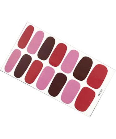dijiusidy Nail Art Stickers Self-Adhesive Fingernail Decal with Strap Glue DIY Art Decor Full Cover Manicure Kits for Women Girls YMX205 - Buy Online on GoSupps.com