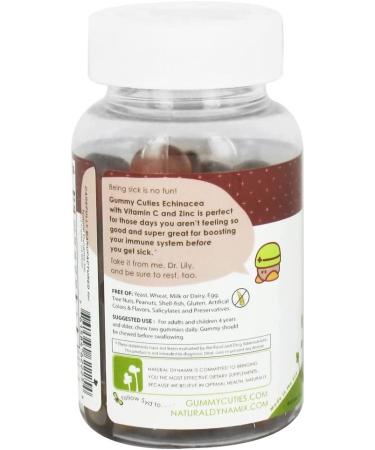 Natural Dynamix Gummy Cuties - Kids Echinacea, Vitamin C & Zinc (60 Gummies) - Buy Online on GoSupps.com