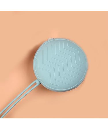 Shubeeieumi Silicone Pacifier Box - BPA-Free Storage Holder Case | Portable Dustproof Design Large Capacity (Blue) - Ideal for On-the-Go Moms - Buy Online on GoSupps.com