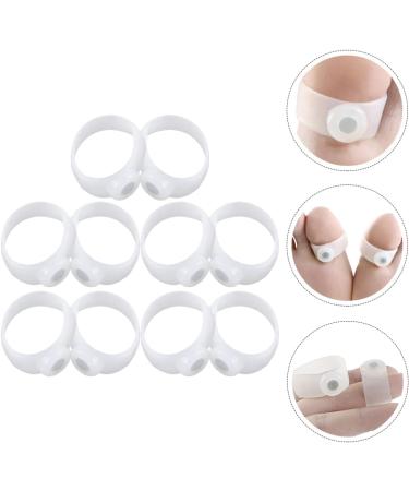 Shop Hemoton 20 Pairs Toe Ring Covers - Elastic Band Massage Rings for Acupoint Relief | Silicone Toe Tools in Travel Box - Buy Online on GoSupps.com