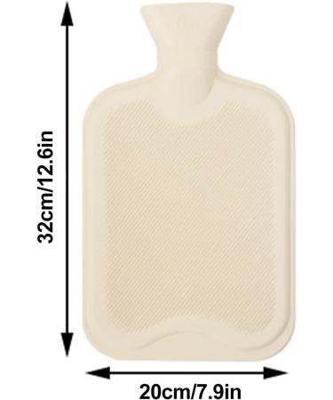 ZEARLY 2L Hot Water Bottle with Knitted Cover - Perfect for Kids Men & Women | Cozy Winter Warmth - Buy Online on GoSupps.com