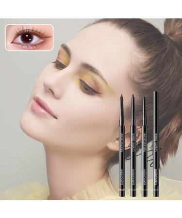 Non-smudging Waterproof Long-lasting Eyeliner Pencil 2PCS Extra Fine Eyeliner Quick Drying Long Lasting No clumping Eyeliner Makeup - Stays On All Day (02-2pc) - Buy Online on GoSupps.com
